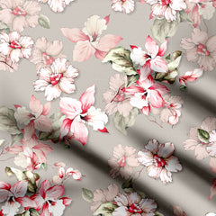 jasmine style flower design Print Fabric