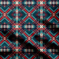 Plaid Print Fabric