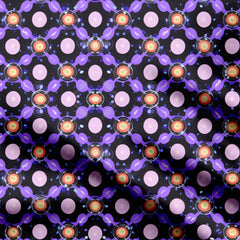 Purple Bohemian 1 Print Fabric