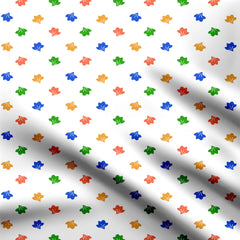 Vibrant Chic Ditsy Leaf All over print Print Fabric