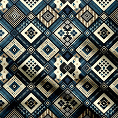 Geometric Pattern 1 Print Fabric