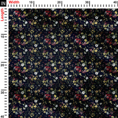 mini multy flowers Print Fabric