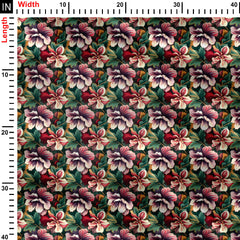 vintage flowers Cotton Fabric