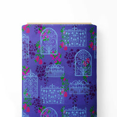 Whimsical Garden Print Fabric