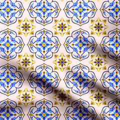 Seamless Tile Print Fabric