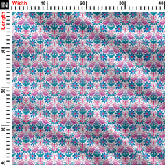 Magical Forest Pink Print Fabric