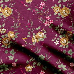 vintage style allover Print Fabric