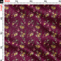 vintage style allover Print Fabric