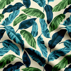 vector leafs Print Fabric