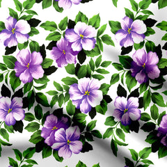 Purple brush effect design Cotton Fabric