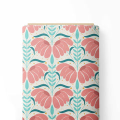 Retro Bloom Print Fabric