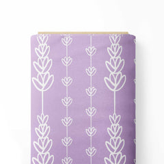 Lavender Stripe Pattern Print Fabric