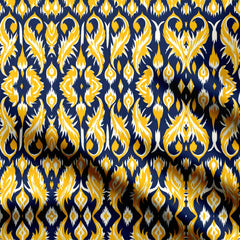 Canary ikat Print Fabric