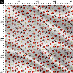 Lively Ladybugs Print Fabric