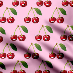 Cherries Print Fabric