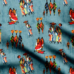 African Women Print Fabric