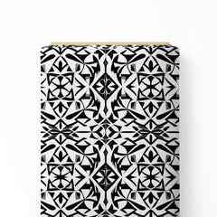 Black White Dilution Print Fabric