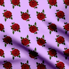 Rose Floral Print Fabric