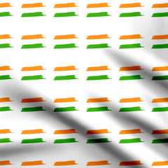 Indian Tri Colour Print Fabric