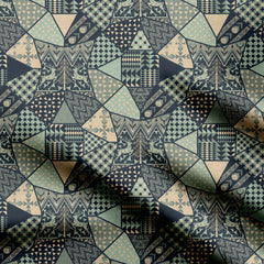 Icy winter cheater Print Fabric