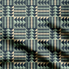 Icy triangle Print Fabric