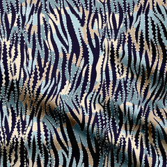 Abstract Animal skin Modern art Print Fabric