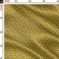 Giraffe skin Animal Print Fabric