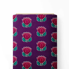 Lotus Print Fabric