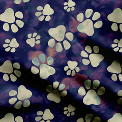 Dog Paw Print Fabric