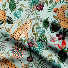 The Wild Cat Empire Cotton Poplin Print Fabric