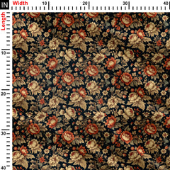 Lavish Blooms Print Fabric