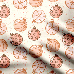 Christmas Lights Print Fabric