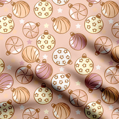 Cute Circle Balls Print Fabric