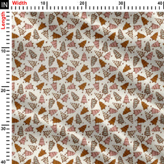 Christmas Tree Print Fabric