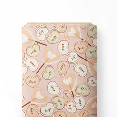 Cute Lollypop Print Fabric