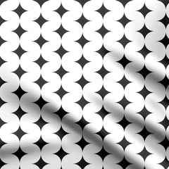 Simple Star Pattern Print Fabric