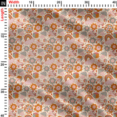 Nostalgic echoes Opal Print Fabric