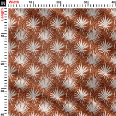 Tropical Leaves Print Fabric