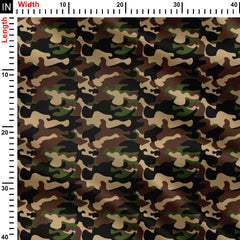 Camouflage Designs Print Fabric