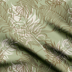 Tropical Palm Paradise Print Fabric