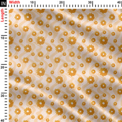 Flower Power Print Fabric