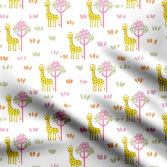 Baby giraffe Print Fabric