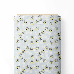 Daisy bee Print Fabric