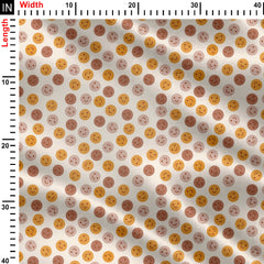 Timeless Smiley Print Fabric