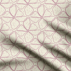 Pink Blossom Print Fabric