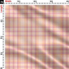 Stripes Checkered Class Print Fabric