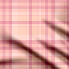 Pink Stripes Plaid Pathway Print Fabric