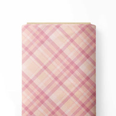 Pink Signature Plaid Stripes Print Fabric