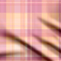 Pink Plaid Tartan Trends Stripes Print Fabric