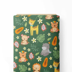 Safari Animal Pattern Design Print Fabric